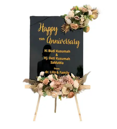 Papan Bunga Akrilik Giling